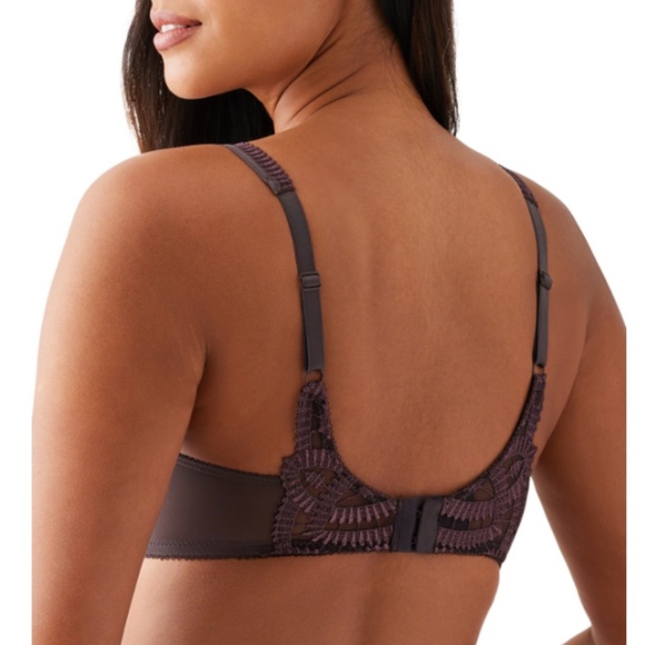 Wacoal Womens After Dark Balconette Bra 34DD Raisin 855396 - NWT - Picture 2 of 3
